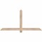 Ekena Millwork Eugene Smooth Timber Gable Bracket, Douglas Fir, 60"W x 30"H x 1 1/2"D x 3 1/2"F, 12/12 Pitch GBW060X30X0204EUG00SDF - alternate 1